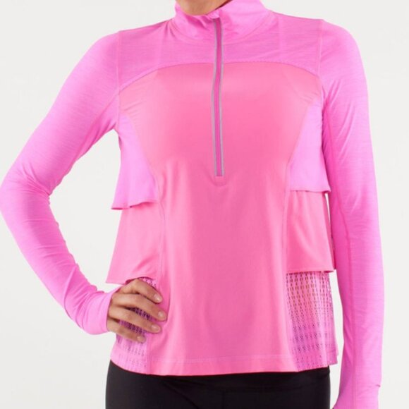 Lululemon Women Pink Runner Pullover Jacket - Picture 1 of 8